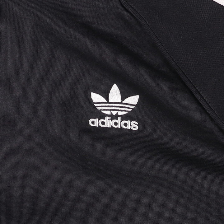 Adidas Originals Jersey Track Jacket Men's Size L polyester black type Vintage Second Hand