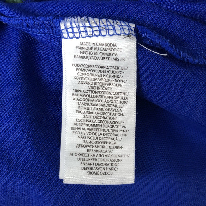 Ralph Lauren POLO RALPH LAUREN CLASSIC FIT short sleeve polo shirt, men's size M cotton blue type Vintage Second Hand