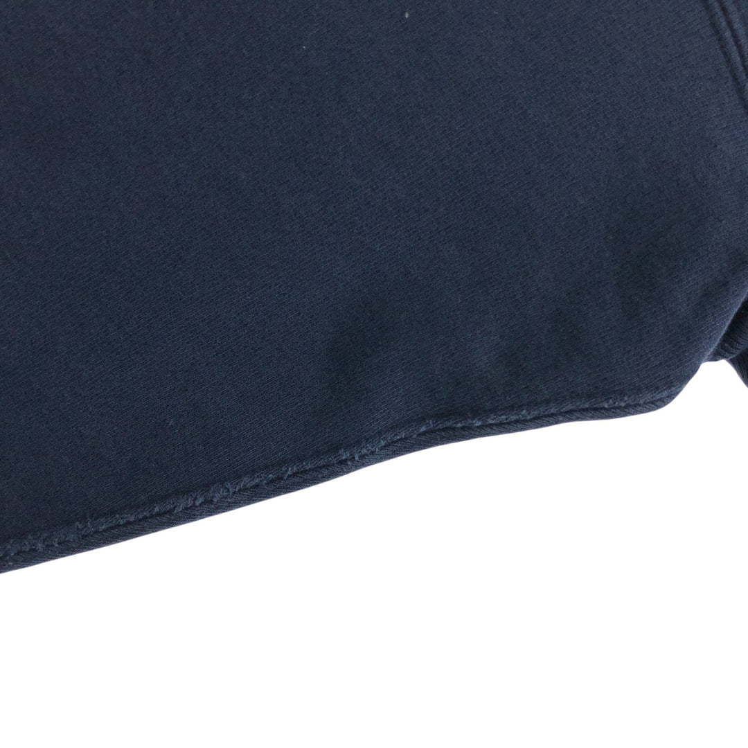 90'S Champion Reverse Weave Embroidered Tag College Sweatshirt Trainer Made in USA Men's XXL Vintage cotton navy blue type Vintage Second Hand
