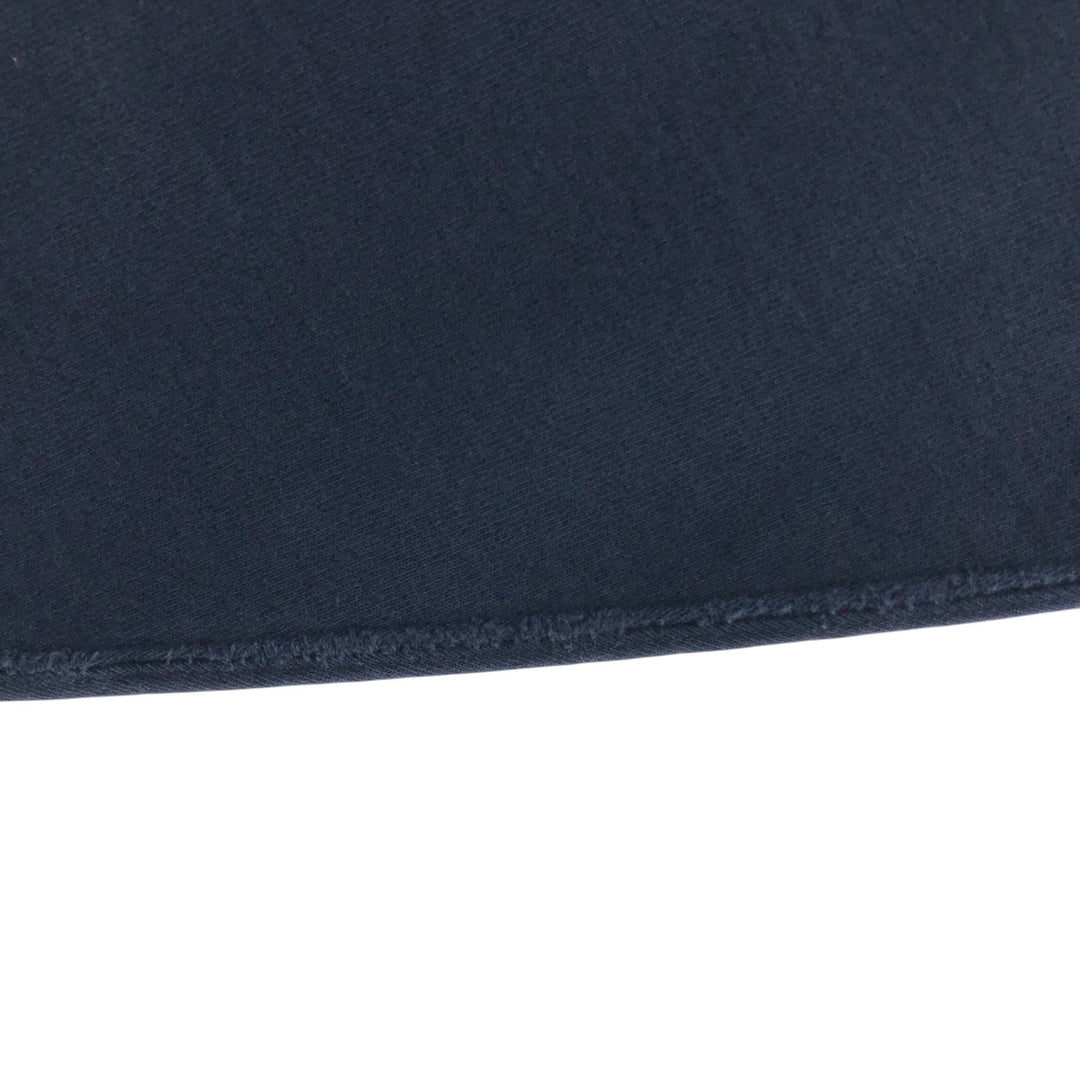 90'S Champion Reverse Weave Embroidered Tag College Sweatshirt Trainer Made in USA Men's XXL Vintage cotton navy blue type Vintage Second Hand