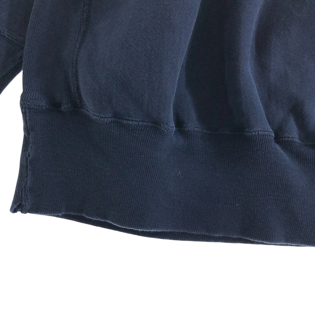 90'S Champion Reverse Weave Embroidered Tag College Sweatshirt Trainer Made in USA Men's XXL Vintage cotton navy blue type Vintage Second Hand