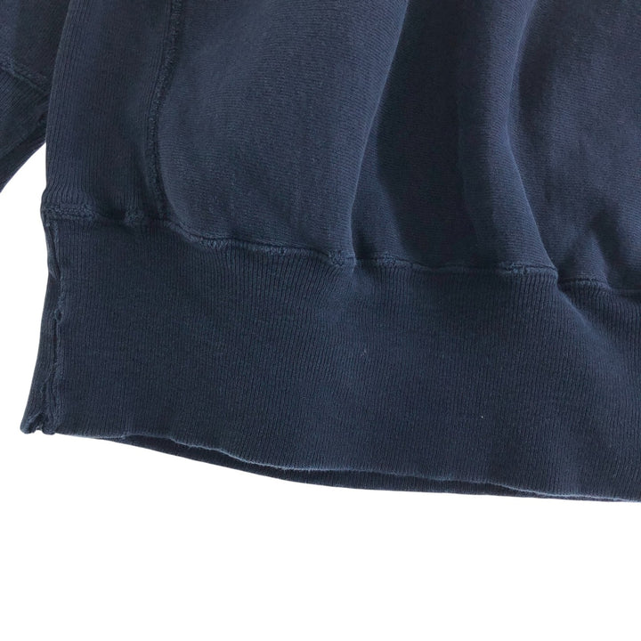 90'S Champion Reverse Weave Embroidered Tag College Sweatshirt Trainer Made in USA Men's XXL Vintage cotton navy blue type Vintage Second Hand