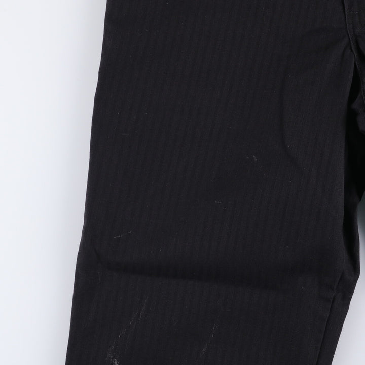Dickies Work Pants Men's W37 polyester black type Vintage Second Hand