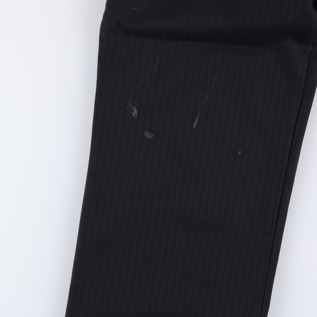 Dickies Work Pants Men's W37 polyester black type Vintage Second Hand