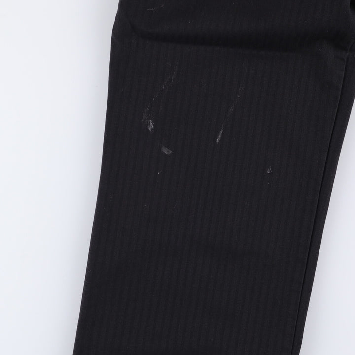 Dickies Work Pants Men's W37 polyester black type Vintage Second Hand