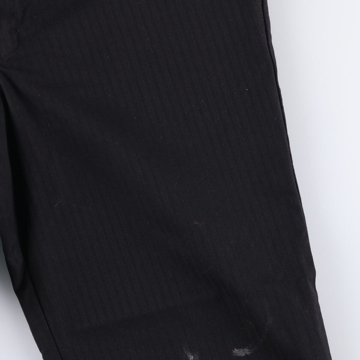 Dickies Work Pants Men's W37 polyester black type Vintage Second Hand