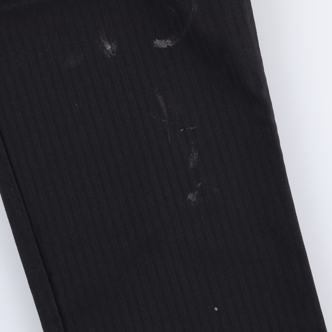 Dickies Work Pants Men's W37 polyester black type Vintage Second Hand