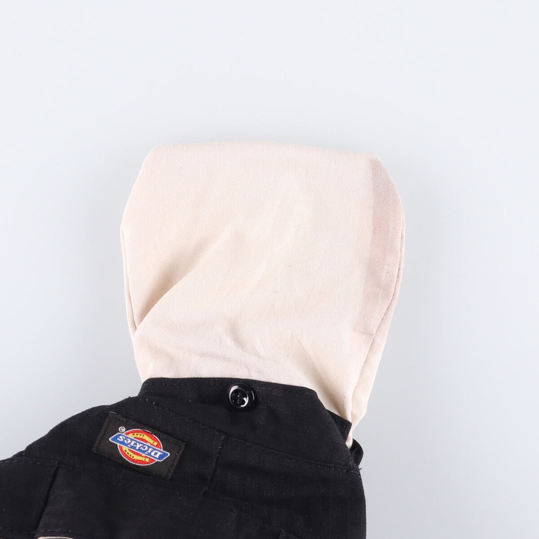 Dickies Work Pants Men's W37 polyester black type Vintage Second Hand