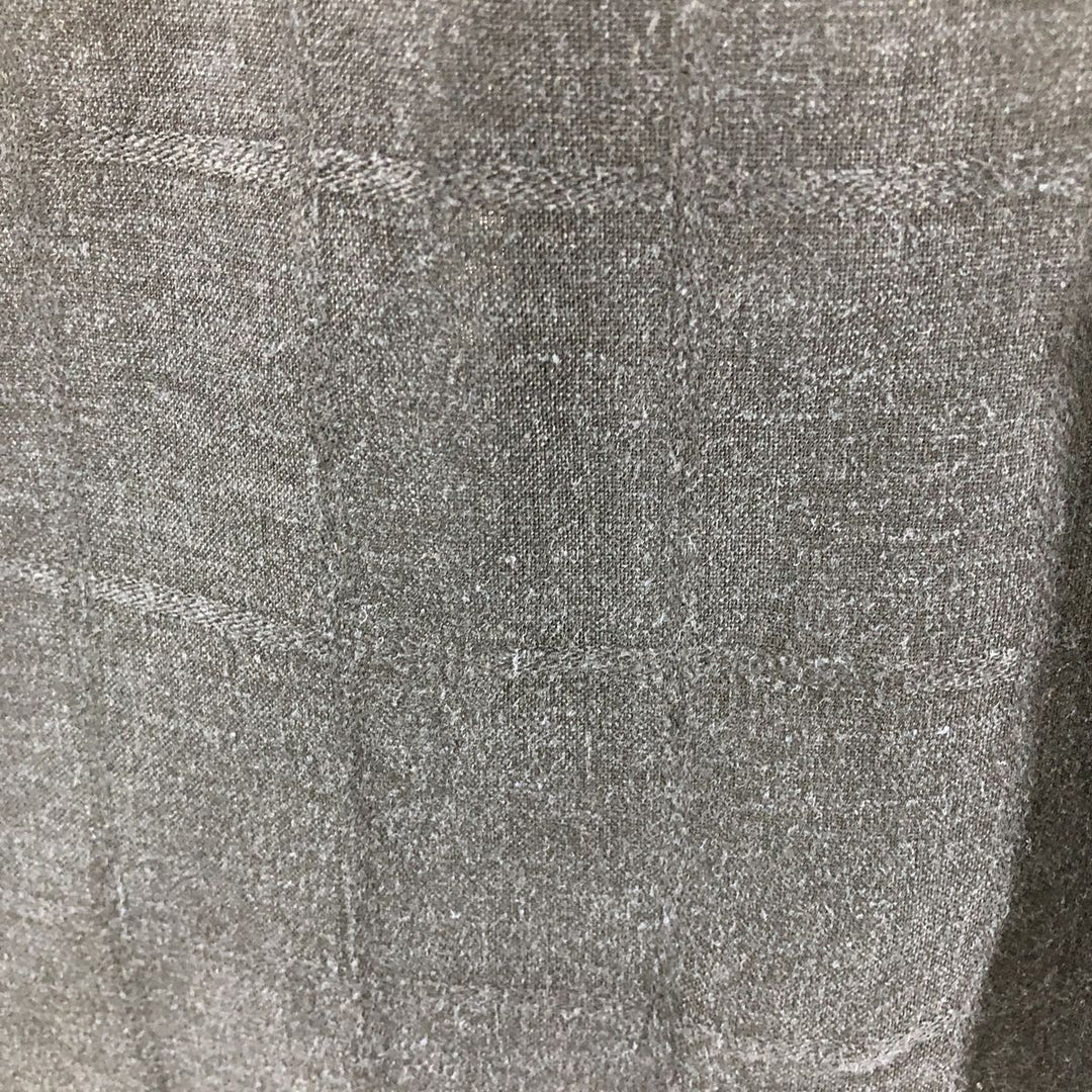 CHERESKIN Short Sleeve Open Collar Rayon x Linen Shirt Box Shirt Men's L Size linen black type Vintage Second Hand