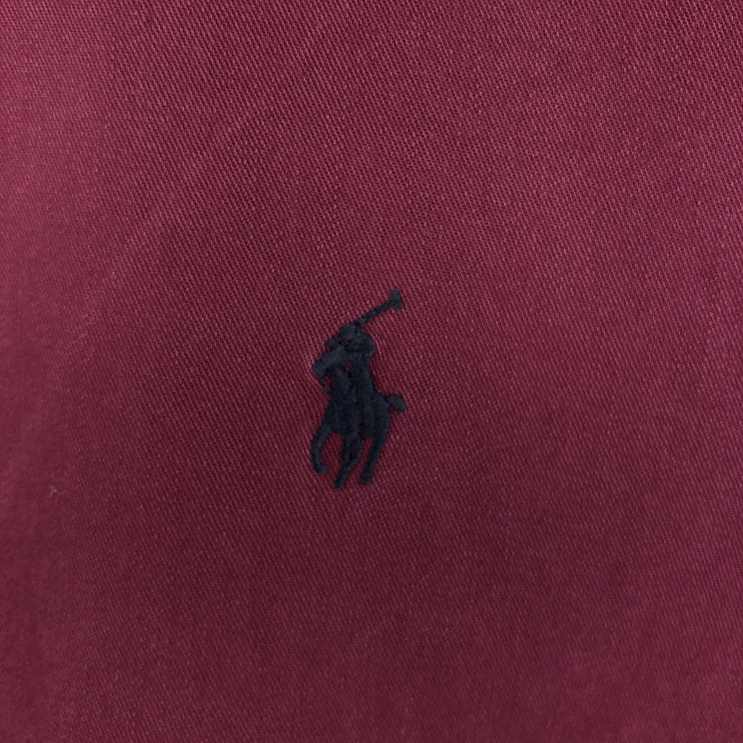 Ralph Lauren BLAKE long sleeve button down shirt, men's XL size cotton Purple type red-purple Vintage Second Hand