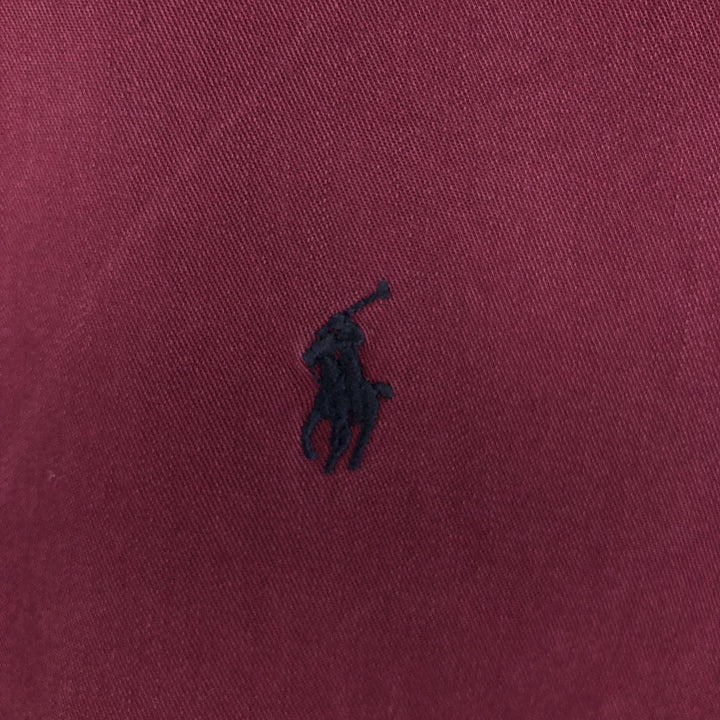 Ralph Lauren BLAKE long sleeve button down shirt, men's XL size cotton Purple type red-purple Vintage Second Hand