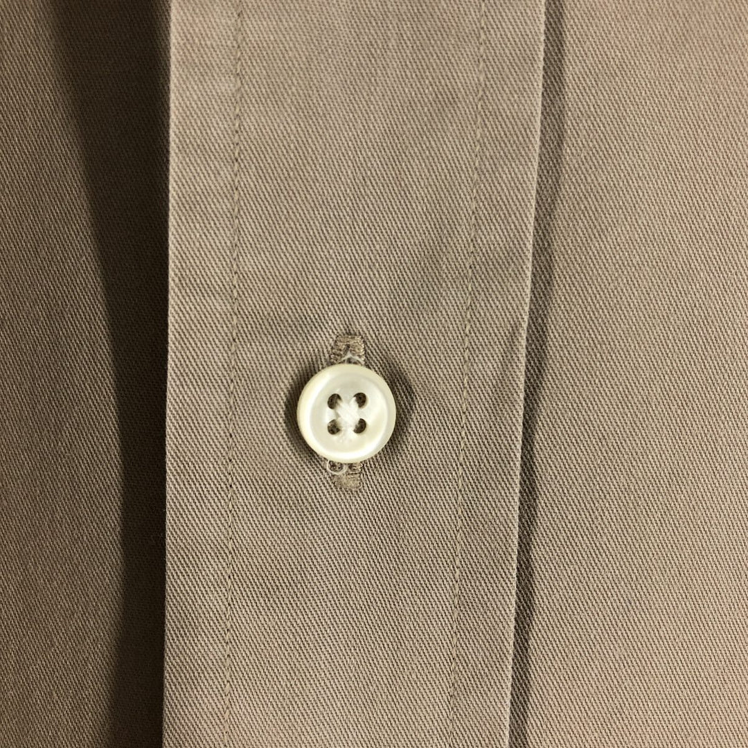 Ralph Lauren Classic Fit Long Sleeve Button Down Shirt, Men's Size L cotton Beige type Vintage Second Hand