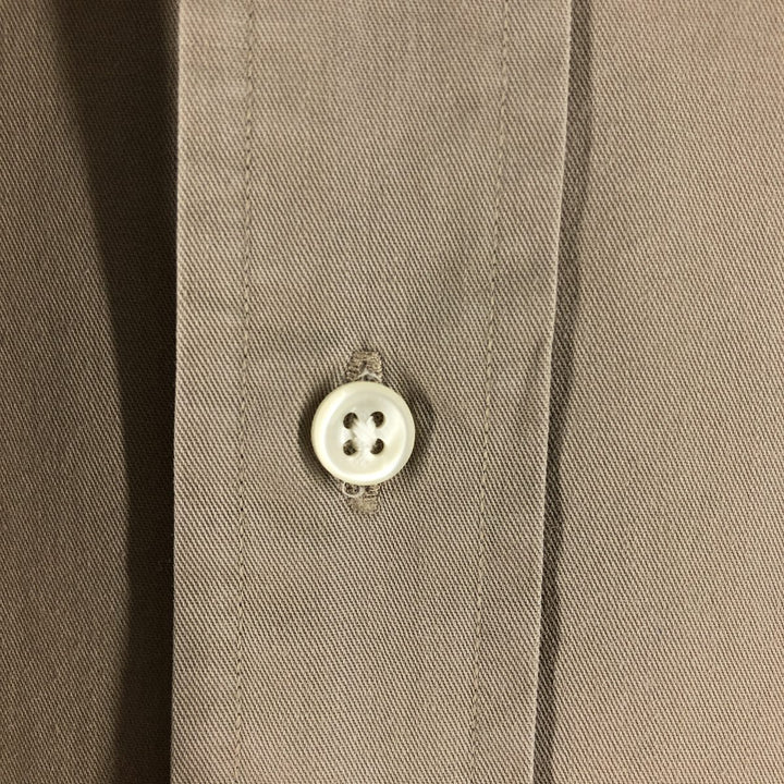 Ralph Lauren Classic Fit Long Sleeve Button Down Shirt, Men's Size L cotton Beige type Vintage Second Hand