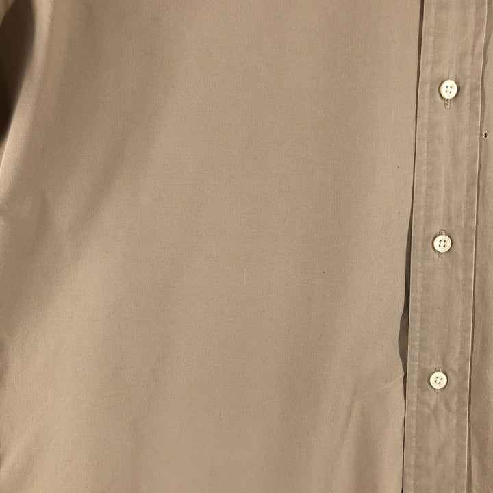 Ralph Lauren Classic Fit Long Sleeve Button Down Shirt, Men's Size L cotton Beige type Vintage Second Hand