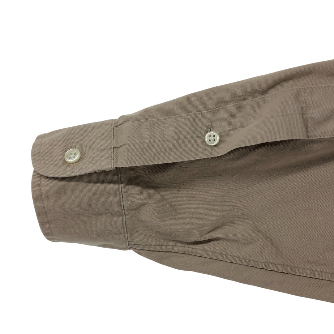 Ralph Lauren Classic Fit Long Sleeve Button Down Shirt, Men's Size L cotton Beige type Vintage Second Hand