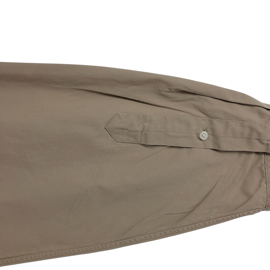Ralph Lauren Classic Fit Long Sleeve Button Down Shirt, Men's Size L cotton Beige type Vintage Second Hand
