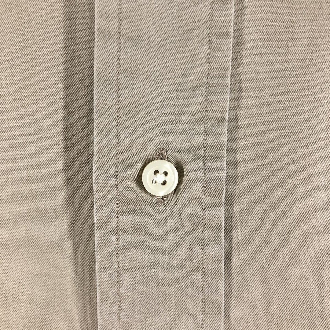 Ralph Lauren BLAKE long sleeve button down shirt, men's size L cotton Beige type Vintage Second Hand