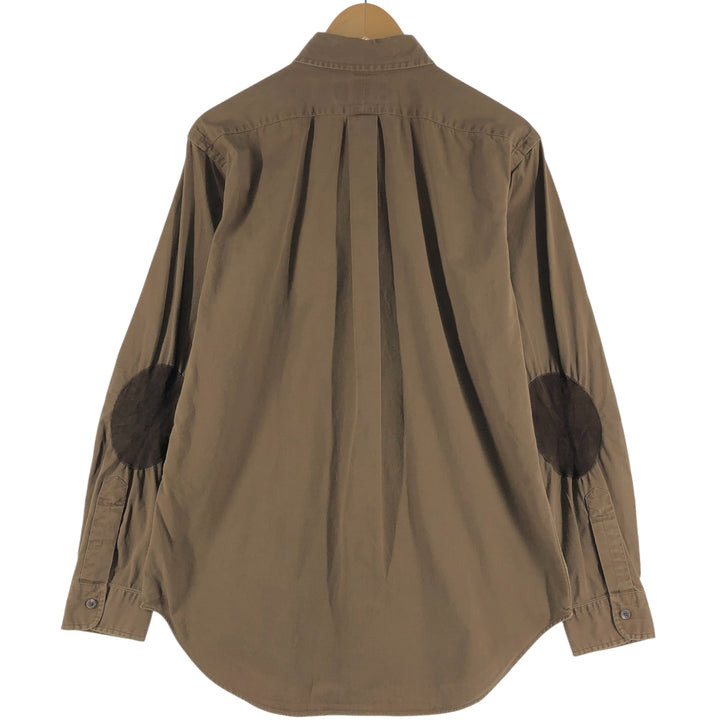 Ralph Lauren Classic Fit long sleeve button down shirt, men's size M cotton brown type Vintage Second Hand