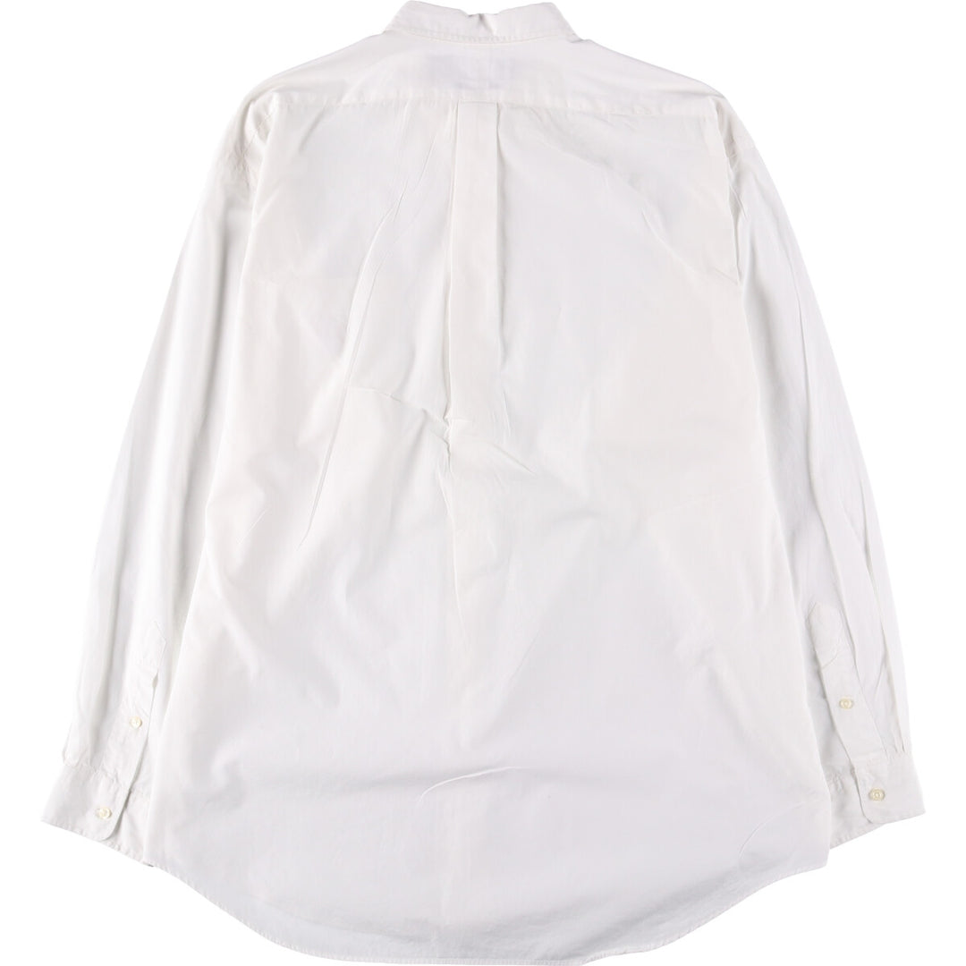 Ralph Lauren POLO by Ralph Lauren long sleeve cotton shirt, men's XL size, vintage cotton white type Vintage Second Hand