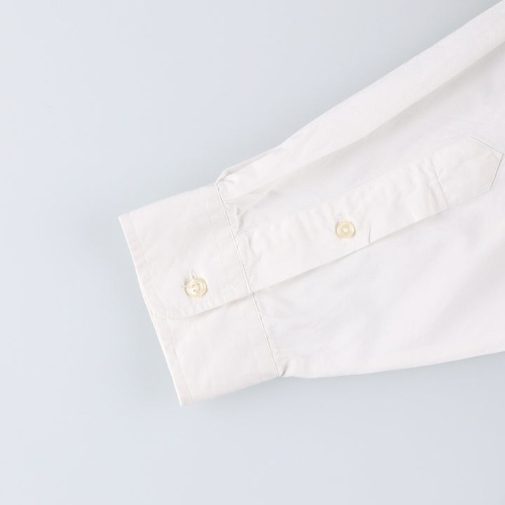 Ralph Lauren POLO by Ralph Lauren long sleeve cotton shirt, men's XL size, vintage cotton white type Vintage Second Hand