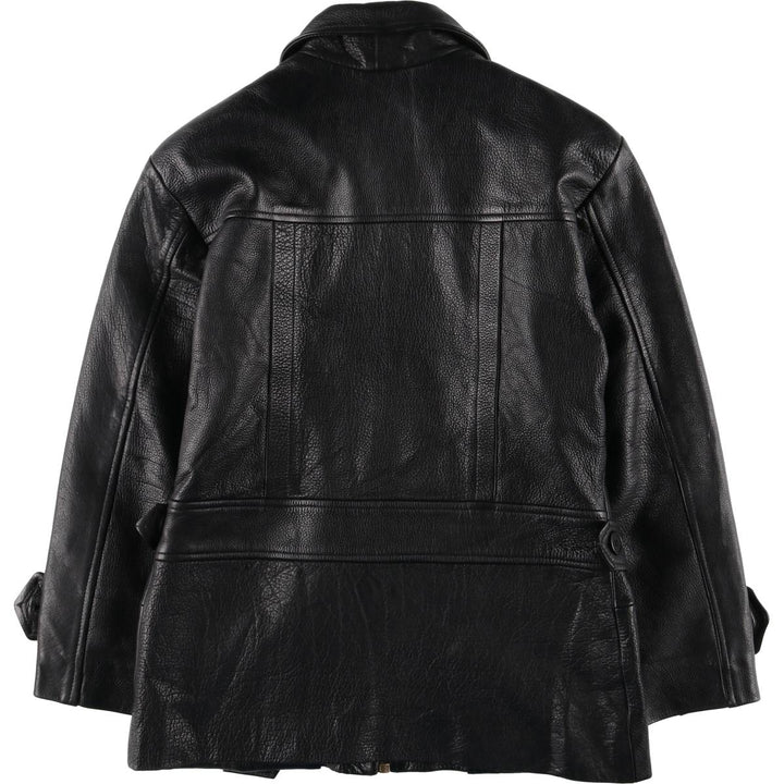 LEATHER NETWORK Leather Jacket for Women (S size) genuine leather black type Vintage Second Hand