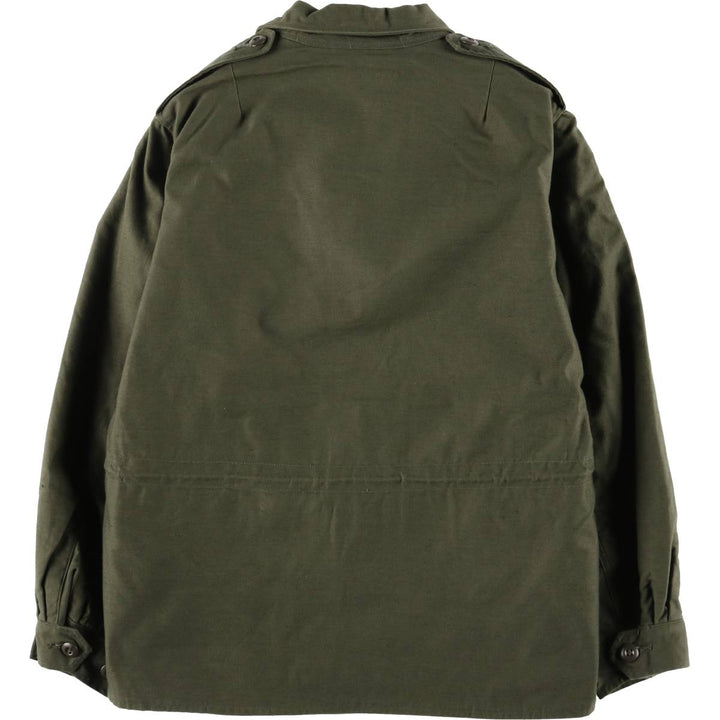1970'S USARMY Alpha Military Field Coat Made in USA Size 16R Women's L Size Vintage unclear Khaki type sage green Vintage Second Hand