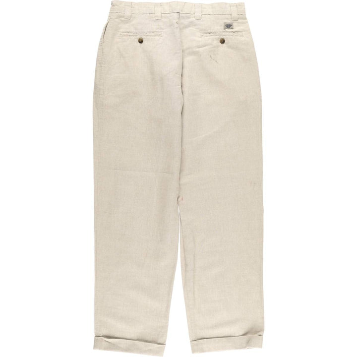 Dockers Khaki LOOSE FIT Two-pleat Slacks Pants for Men, W34 equivalent, Two-pleat unclear Beige type Vintage Second Hand