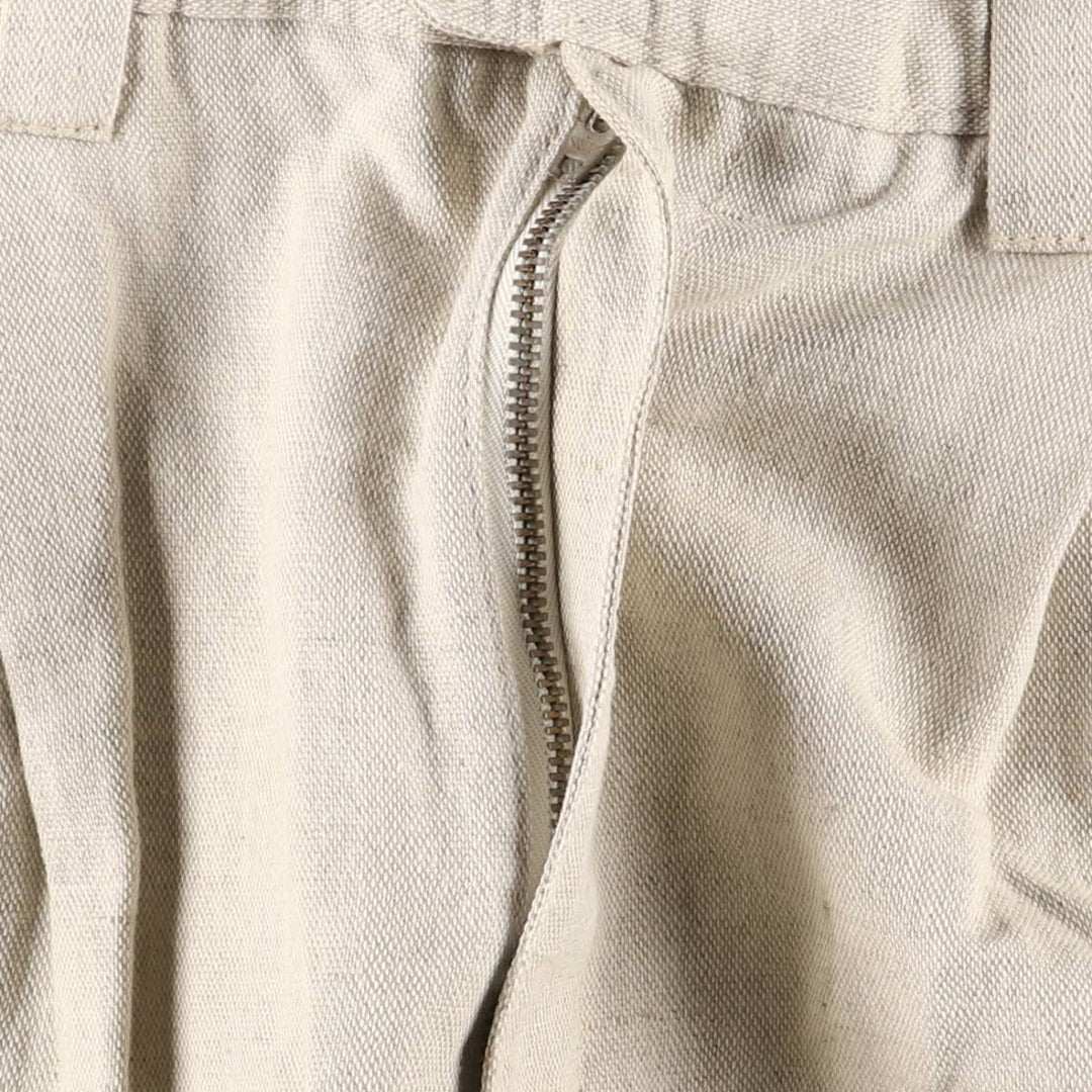 Dockers Khaki LOOSE FIT Two-pleat Slacks Pants for Men, W34 equivalent, Two-pleat unclear Beige type Vintage Second Hand