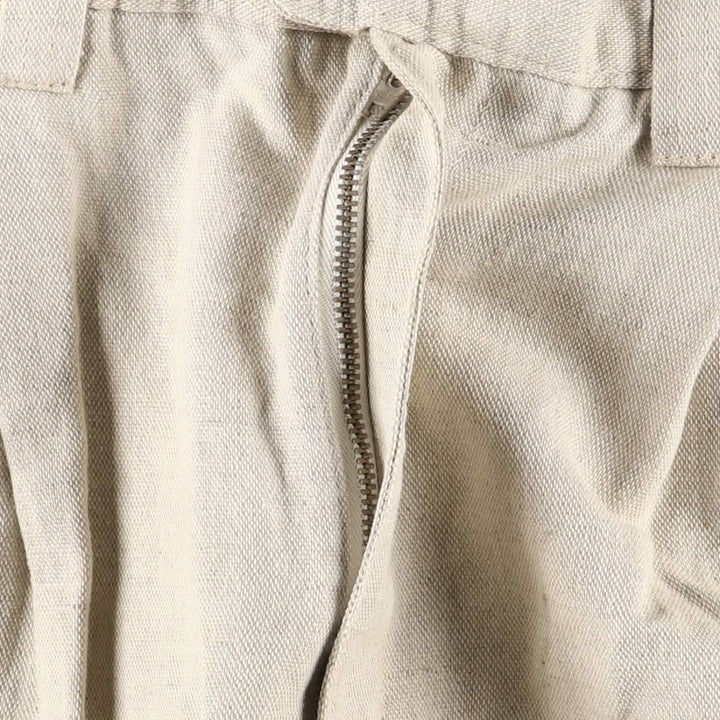 Dockers Khaki LOOSE FIT Two-pleat Slacks Pants for Men, W34 equivalent, Two-pleat unclear Beige type Vintage Second Hand