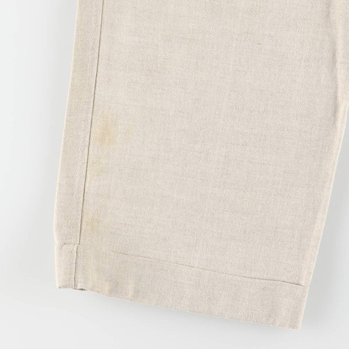 Dockers Khaki LOOSE FIT Two-pleat Slacks Pants for Men, W34 equivalent, Two-pleat unclear Beige type Vintage Second Hand