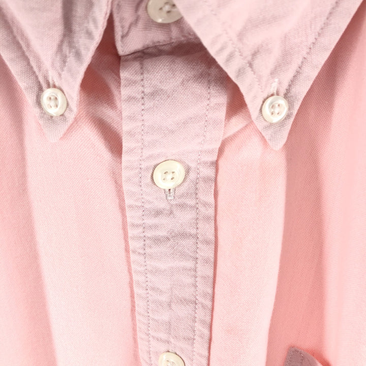Ralph Lauren YARMOUTH short sleeve button down shirt, men's size M cotton pink type Vintage Second Hand