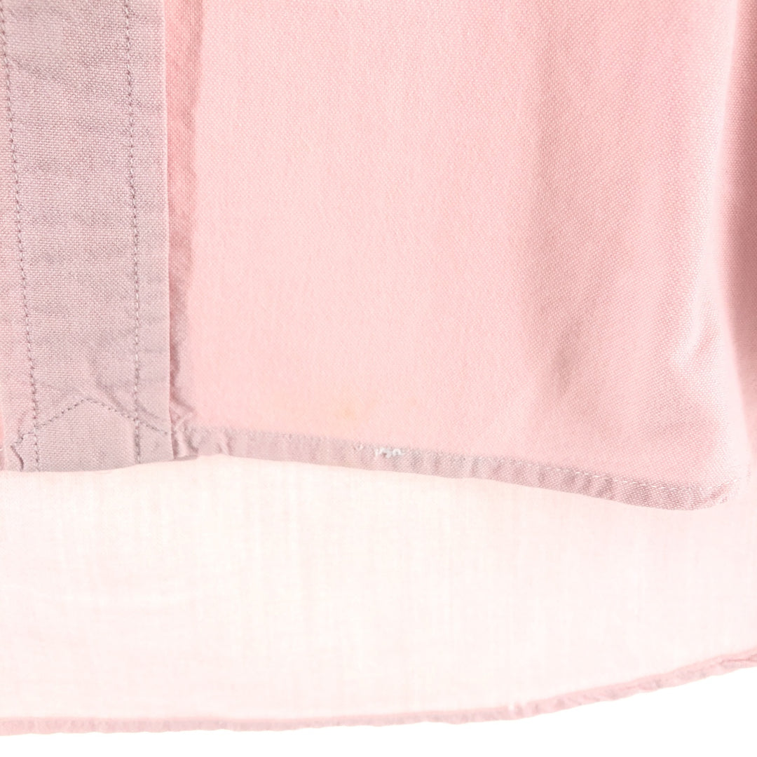Ralph Lauren YARMOUTH short sleeve button down shirt, men's size M cotton pink type Vintage Second Hand