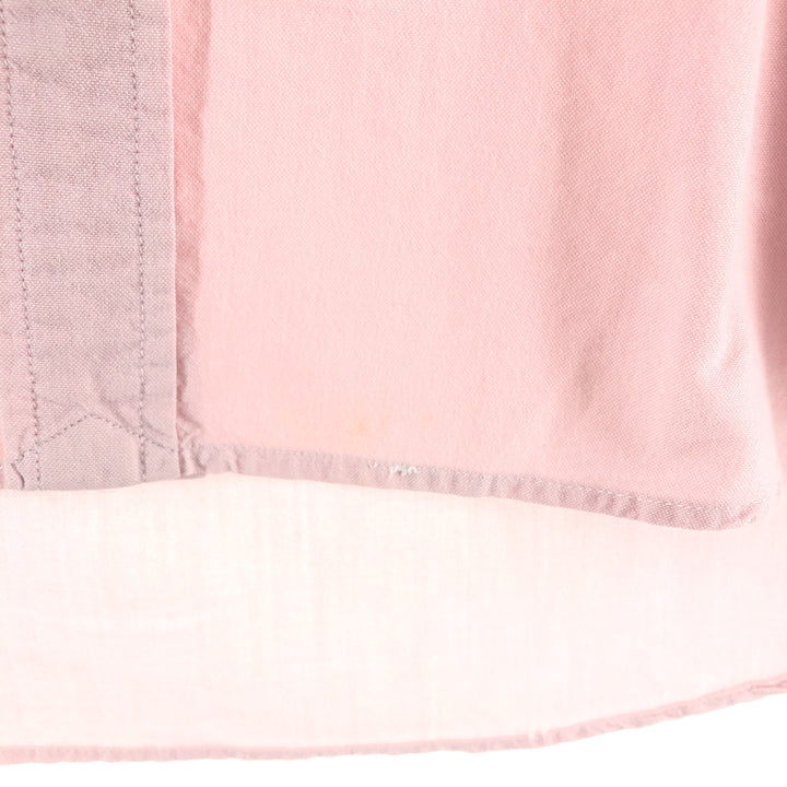 Ralph Lauren YARMOUTH short sleeve button down shirt, men's size M cotton pink type Vintage Second Hand