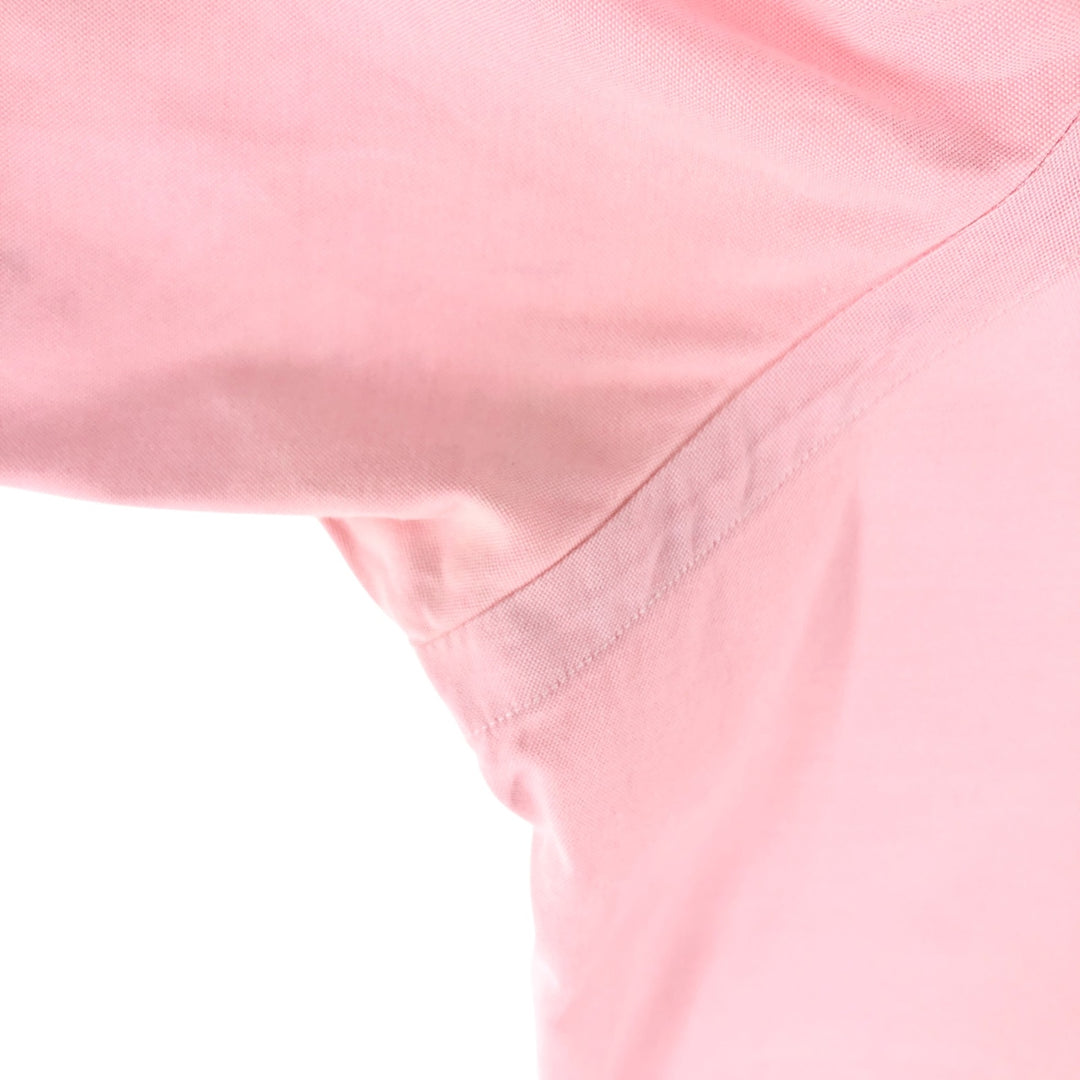 Ralph Lauren POLO by Ralph Lauren CUSTOM FIT short sleeve button down shirt, men's size L cotton pink type Vintage Second Hand