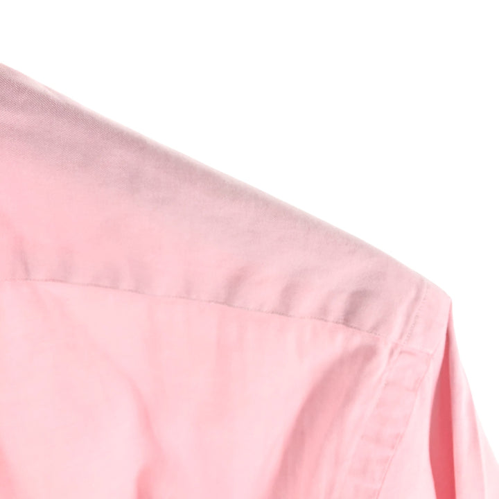 Ralph Lauren POLO by Ralph Lauren CUSTOM FIT short sleeve button down shirt, men's size L cotton pink type Vintage Second Hand