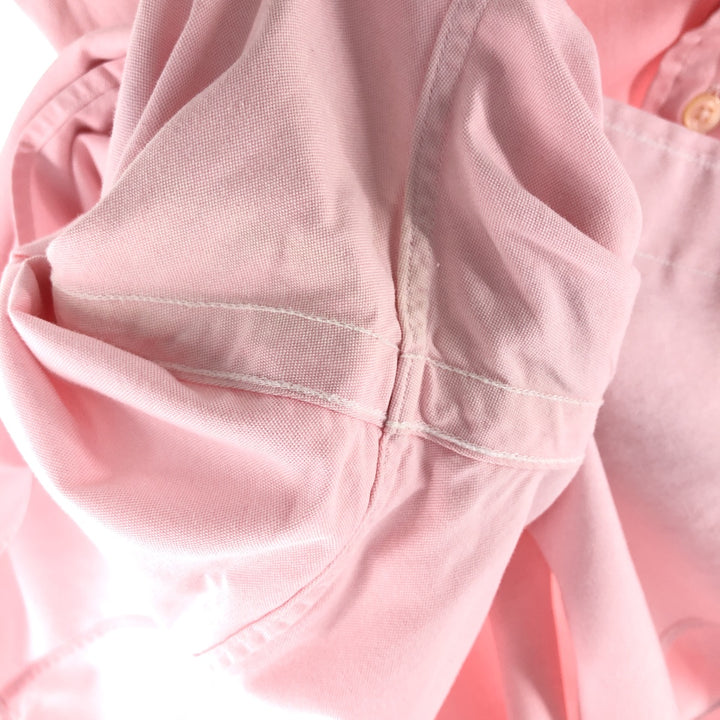 Ralph Lauren POLO by Ralph Lauren CUSTOM FIT short sleeve button down shirt, men's size L cotton pink type Vintage Second Hand