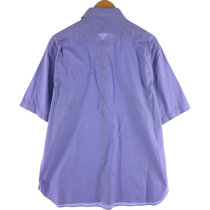 Ralph Lauren POLO by Ralph Lauren ESTATE CUSTOM FIT short sleeve cotton shirt, men's XL size cotton purple type Vintage Second Hand