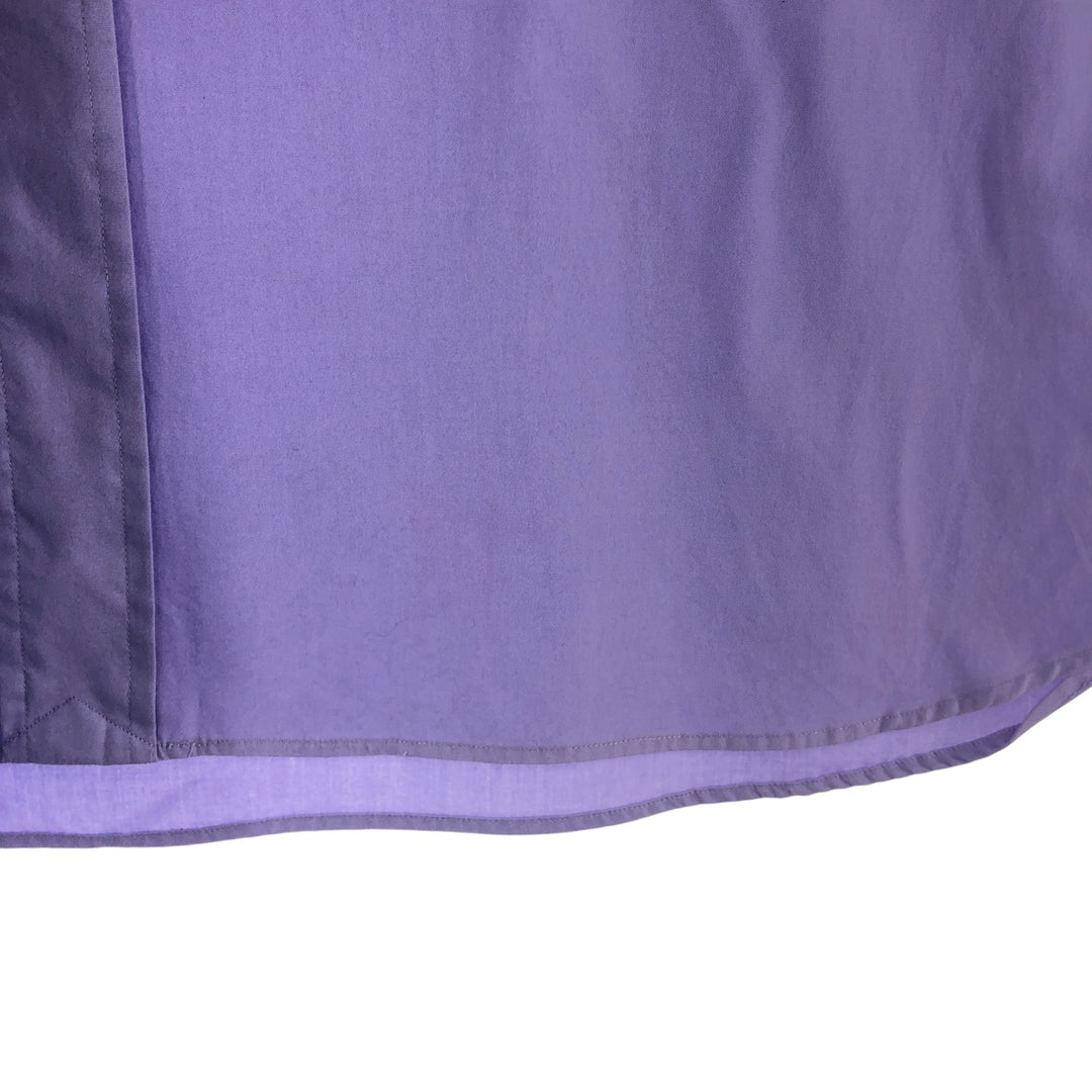 Ralph Lauren POLO by Ralph Lauren ESTATE CUSTOM FIT short sleeve cotton shirt, men's XL size cotton purple type Vintage Second Hand