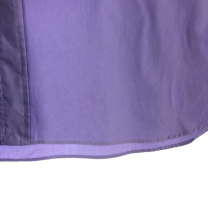 Ralph Lauren POLO by Ralph Lauren ESTATE CUSTOM FIT short sleeve cotton shirt, men's XL size cotton purple type Vintage Second Hand