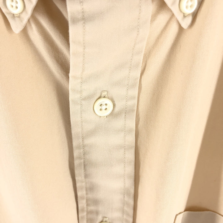 Ralph Lauren BLAKE short sleeve button down shirt, men's size M cotton Beige type Vintage Second Hand