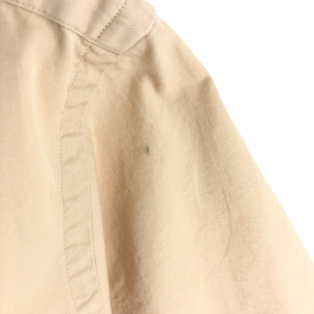 Ralph Lauren BLAKE short sleeve button down shirt, men's size M cotton Beige type Vintage Second Hand