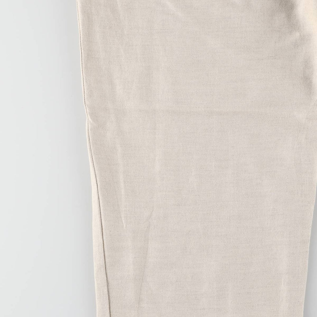 00'S Dockers DOCKERS PREMIUM Two-pleat linen x cotton pants slacks for men, size w32 linen Beige type Vintage Second Hand