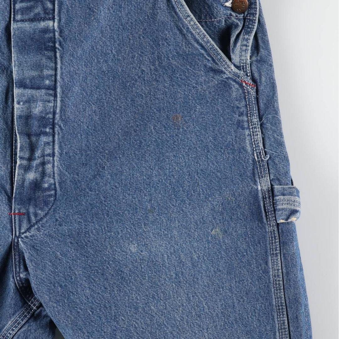 80'S BIG MAC denim overalls, made in USA, men's w36 size, vintage cotton blue type Vintage Second Hand