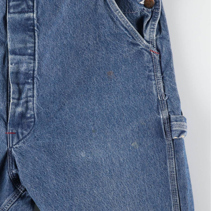 80'S BIG MAC denim overalls, made in USA, men's w36 size, vintage cotton blue type Vintage Second Hand