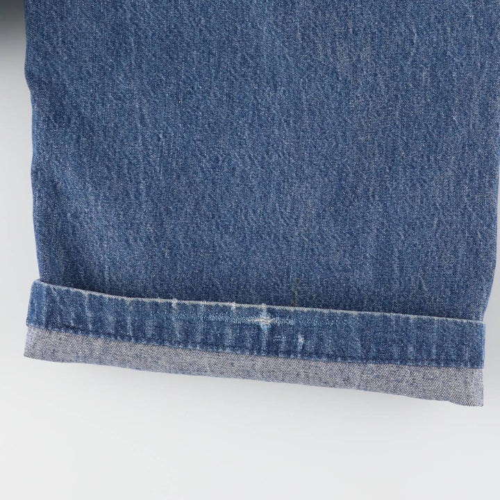 80'S BIG MAC denim overalls, made in USA, men's w36 size, vintage cotton blue type Vintage Second Hand