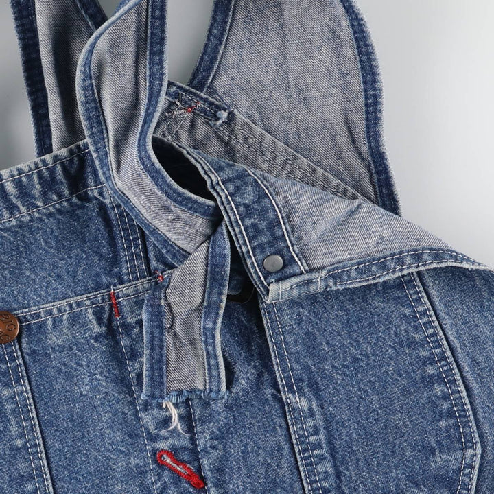 80'S BIG MAC denim overalls, made in USA, men's w36 size, vintage cotton blue type Vintage Second Hand