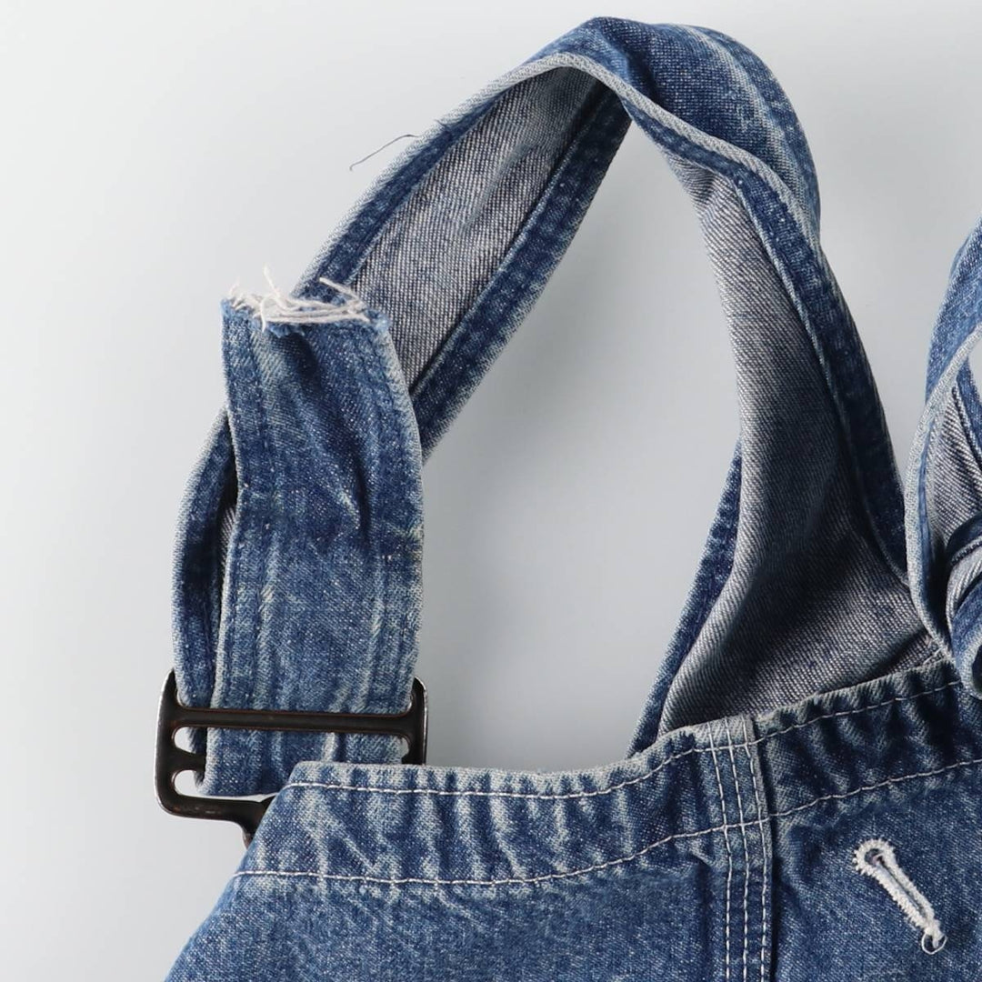 80'S BIG MAC denim overalls, made in USA, men's w36 size, vintage cotton blue type Vintage Second Hand