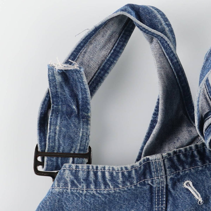 80'S BIG MAC denim overalls, made in USA, men's w36 size, vintage cotton blue type Vintage Second Hand