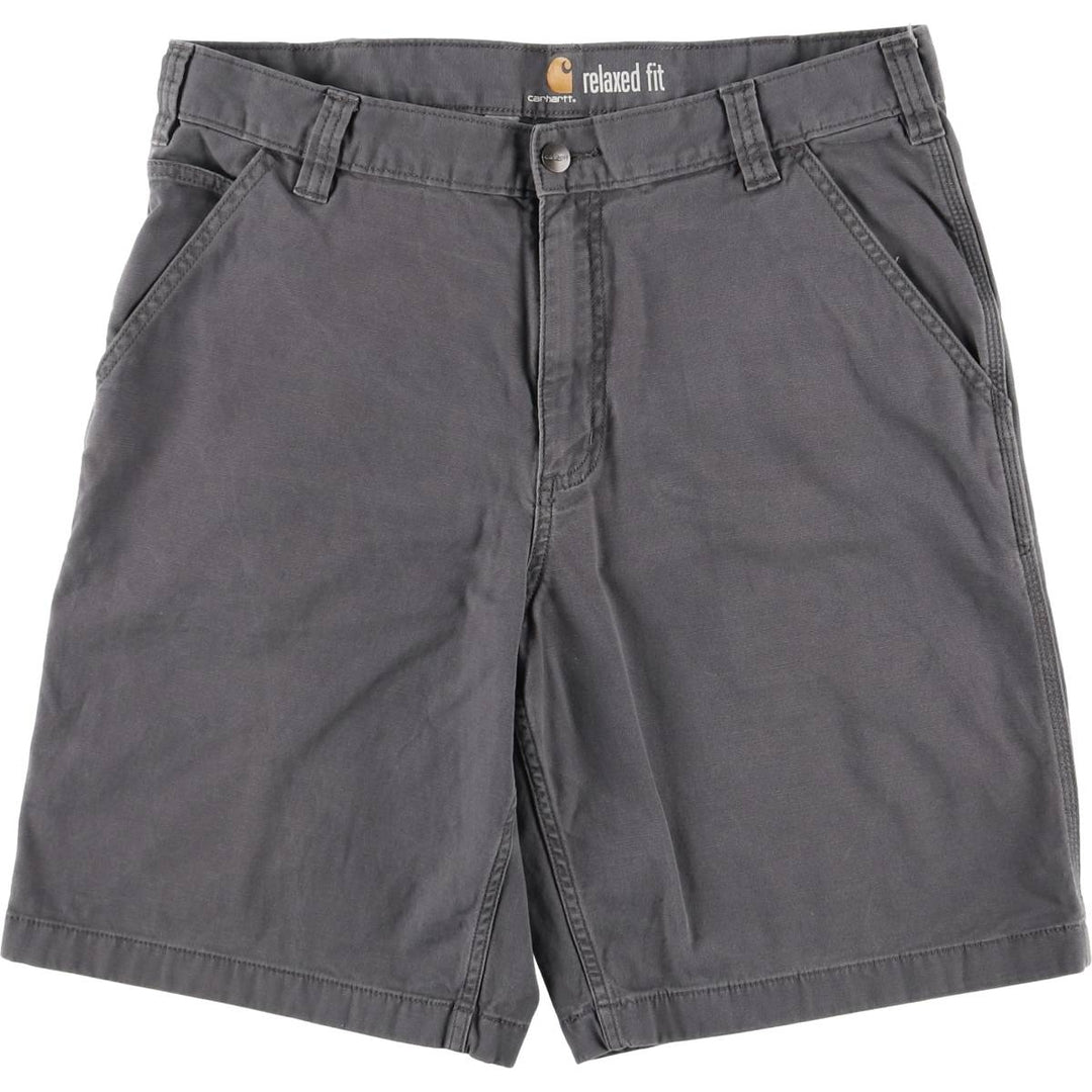 Carhartt Relaxed Fit Duck Work Shorts, Short Pants, Men's, W35 cotton gray type Vintage Second Hand