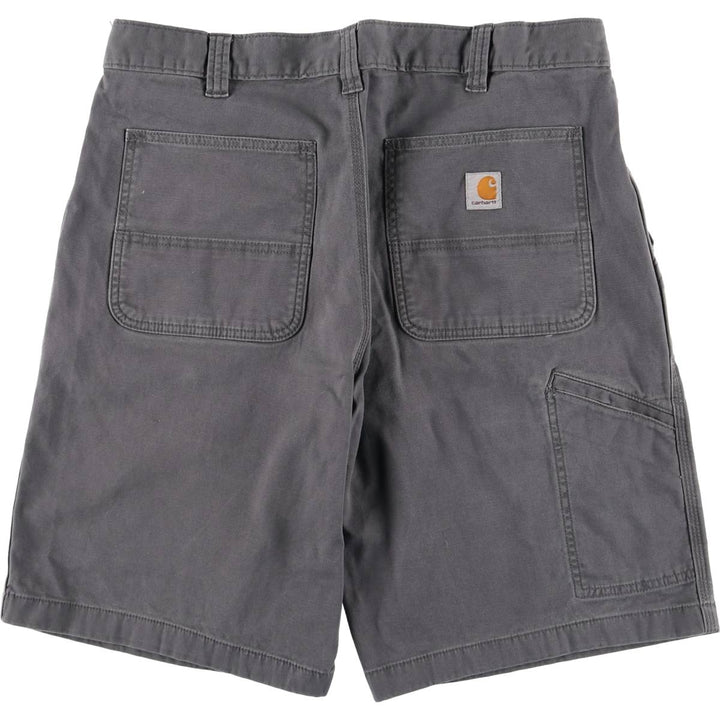 Carhartt Relaxed Fit Duck Work Shorts, Short Pants, Men's, W35 cotton gray type Vintage Second Hand